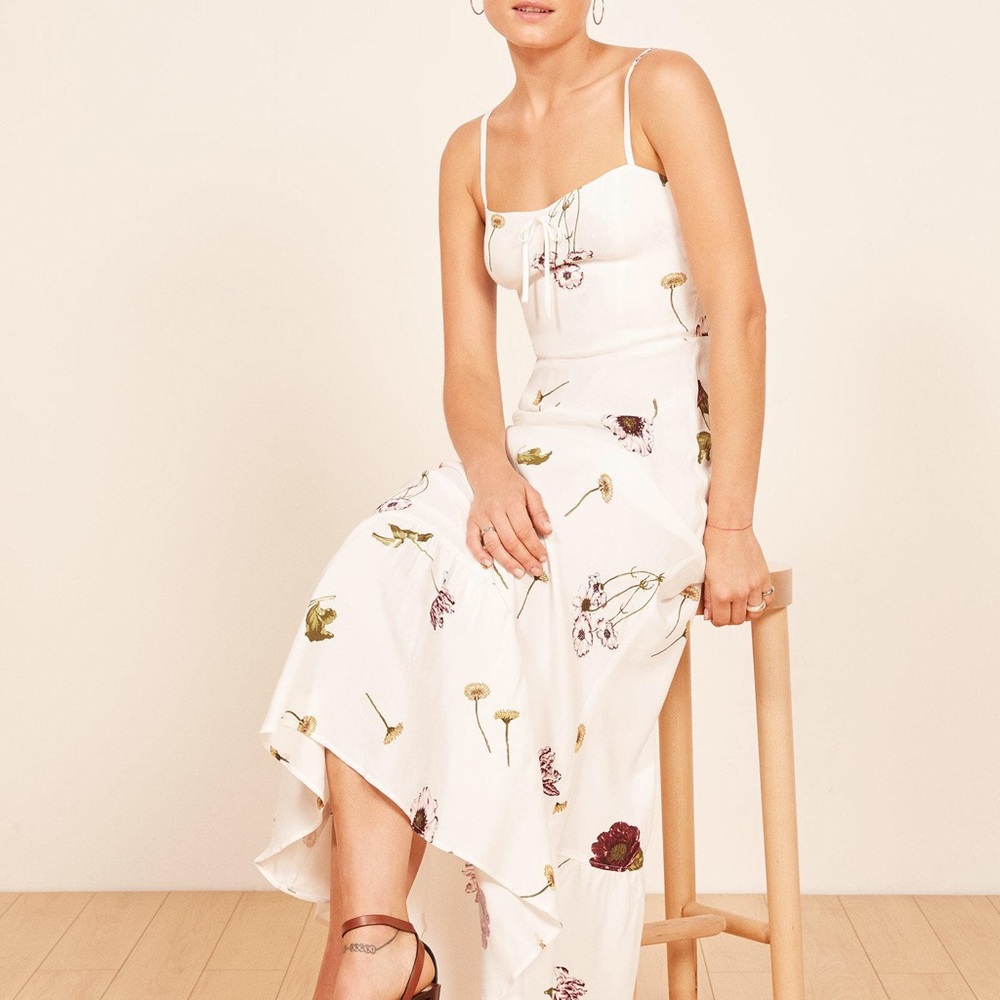Reformation Prairie Dress Gardenia 6
